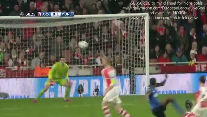 Monaco 2-1 Arsenal  goals and highlights 25.02.2015 HD