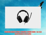 ROCCAT KAVE XTD 5.1 Digital Premium 5.1 Surround Gaming Headset USB Remote and Sound Card Black