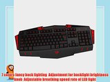 Redragon ASURA K501 USB Gaming Keyboard 7 Color Backlight Illumination 116 Standard Keys