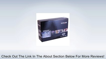 Lexmark E260X42G Photoconductor Kit For E260 E360 and E460 Series Printers (E260X42G) Review