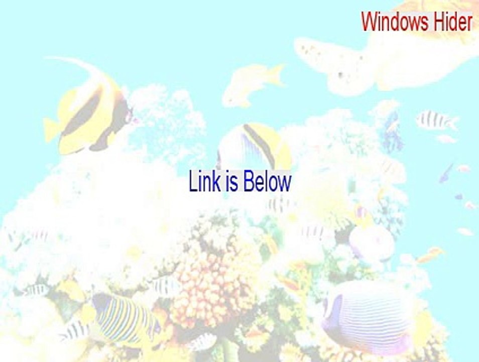 Windows Hider Download (Instant Download 2015)