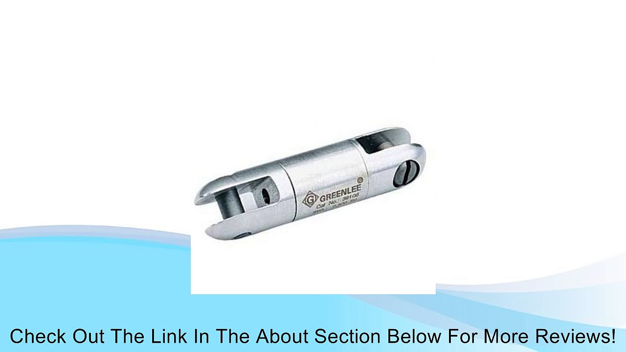 Greenlee 39108 Cable Pull Swivels, 4-17/32-Inch Review