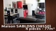 A vendre - Maison/villa - SABLONS (38550) - 4 pièces - 77m²