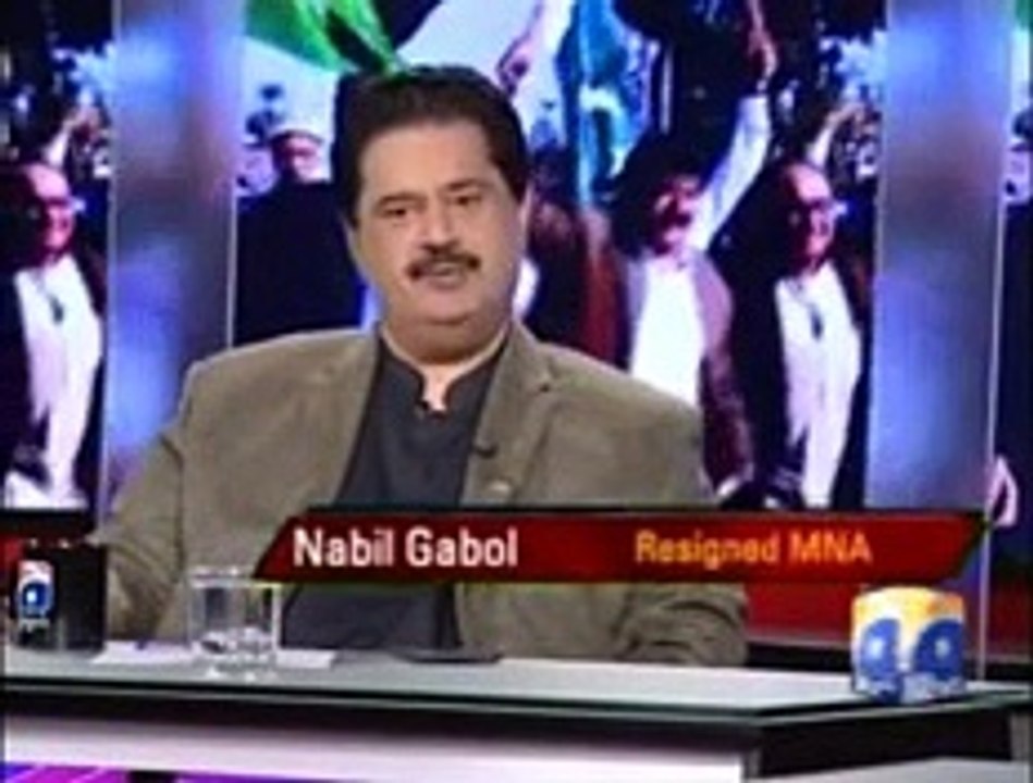 Nabeel Gabol appreciating Imran Khan