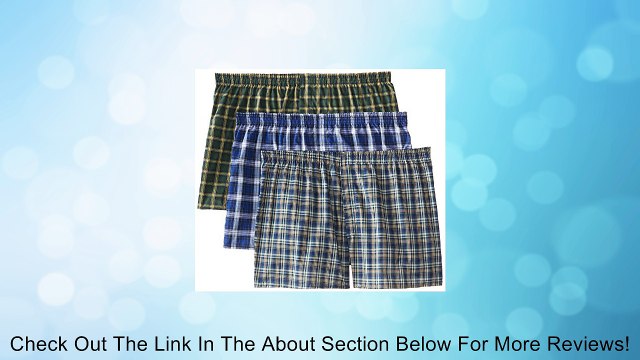 Hanes Boys Red Label Woven Tartan Boxer 2 Pack # B841FF Review