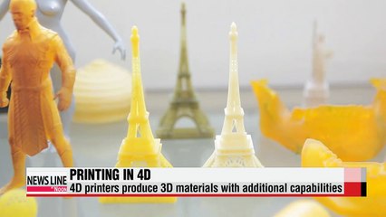 4D is the latest thing in printing technology