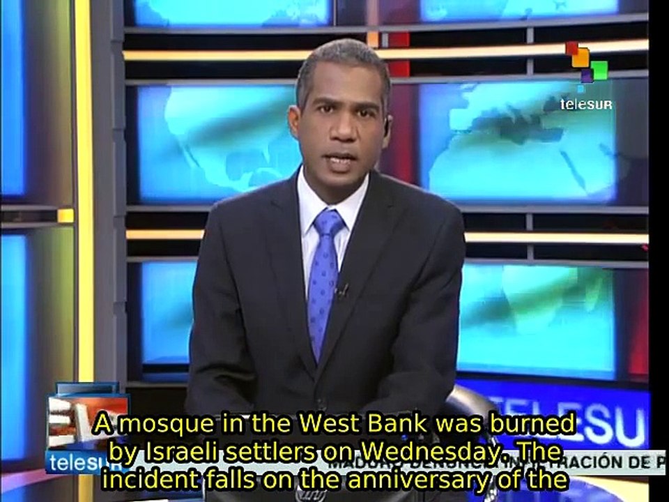 Israeli settlers set fire to West Bank mosque