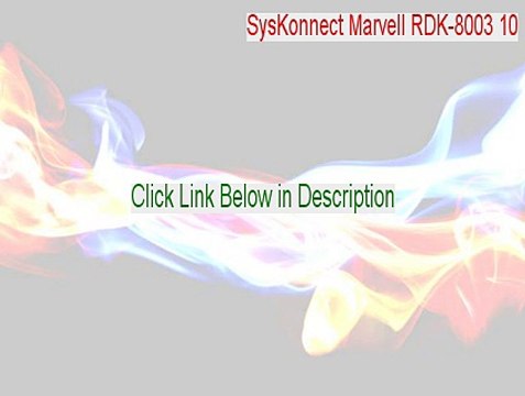 SysKonnect Marvell RDK-8003 10/100/1000Base-T Adapter, PCI, Copper RJ-45 Full [Download Here]