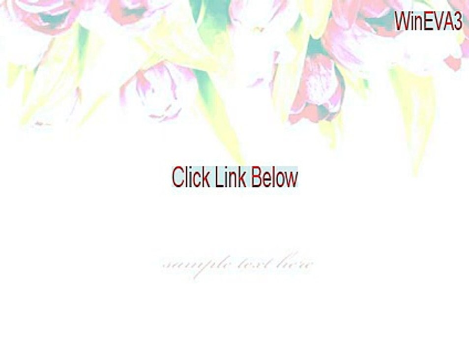 WinEVA3.0Cplatformkit.zip Full [Download Here 2015]