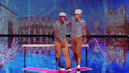 French Wingz the invertebrate duo - France's Got Talent 2014 audition - Week 5
