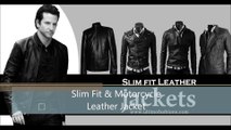 Slim Fit and Motorcycle Leather Jackets