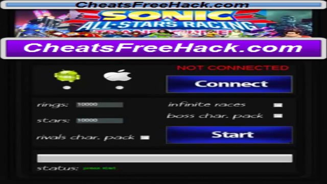 Sonic All Stars Racing Transformed Hack Rings Stars Hack Tool Free Download 2015