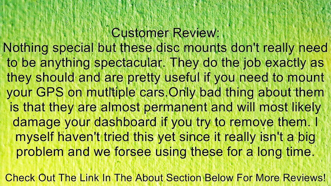 Garmin Dashboard Disk -Small, 2-Pack Review