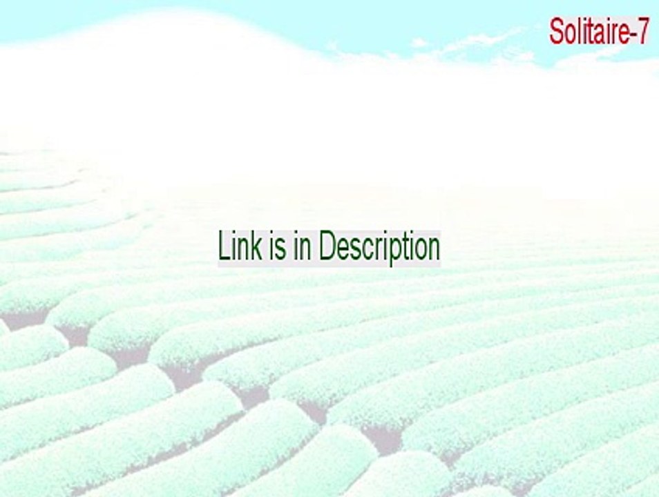 Solitaire-7 Crack (Instant Download 2015)