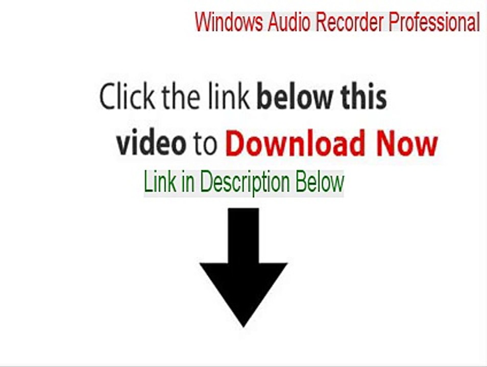 Windows Audio Recorder Professional Full (windows phone audio recorder pro)