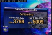 Salarios de Alcaldes definidos