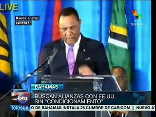 Bahamas anuncia que buscará alianzas con Estados Unidos
