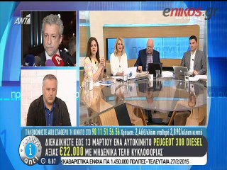 Ο Κοντονής στον ΑΝΤ1 για την διακοπή του πρωταθλήματος
