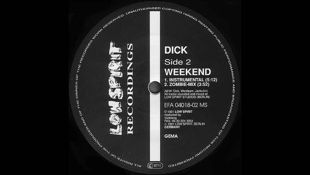 DJ Dick - Weekend (Instrumental) (B1)