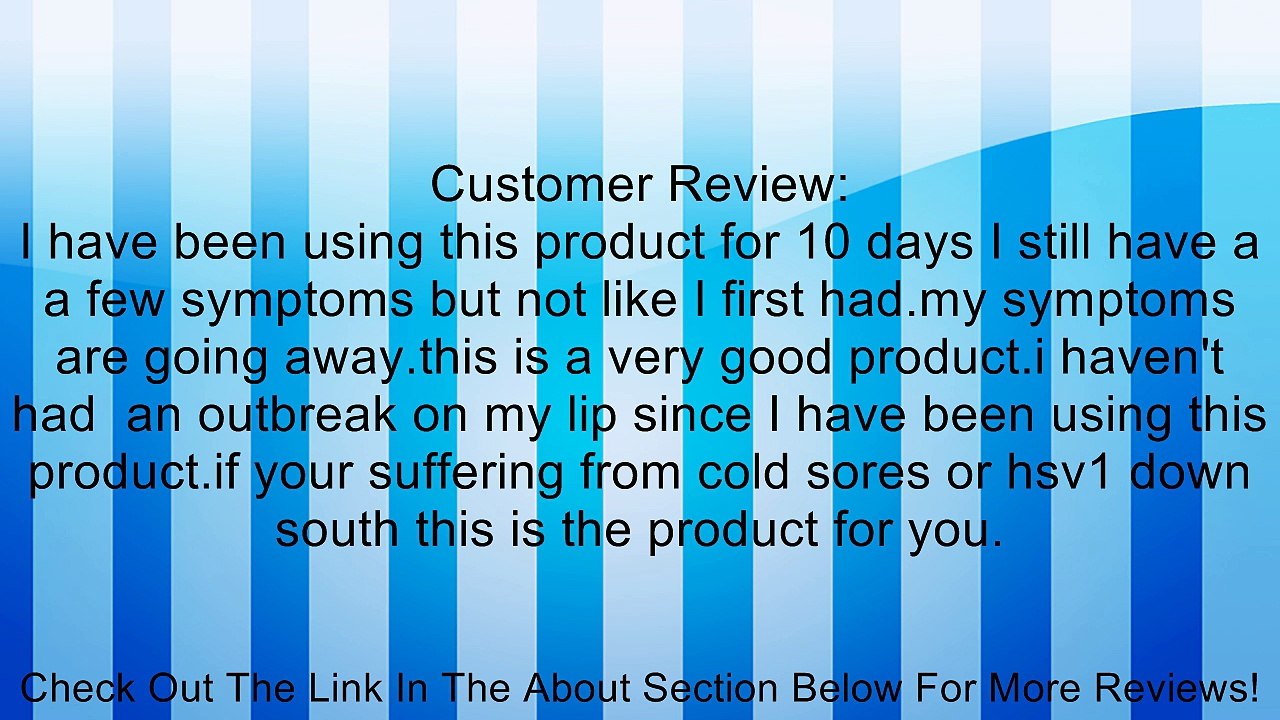 Cold Sore / Herpes . "The Worlds Best" cold sore / Herpes Formula. Review