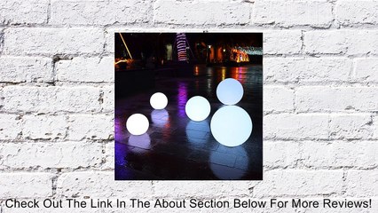 Modern Home Floating LED Glowing Sphere - 20" Review