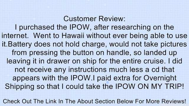 Ipow Extendable Self-portrait Wireless Bluetooth Remote Camera Shooting Shutter Monopod Selfie Handheld Stick Pole Super Strong Grip with S-Shaped Double Clips Mount holder Adjustable width 5.6-9cm specially designed for Iphone 6 6plus 5s 5c 5 4s 4 Samsun