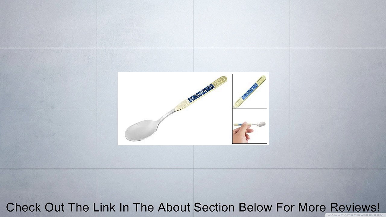 Stainless Steel Birds Design Table Dinner Spoon Gold Tone Review