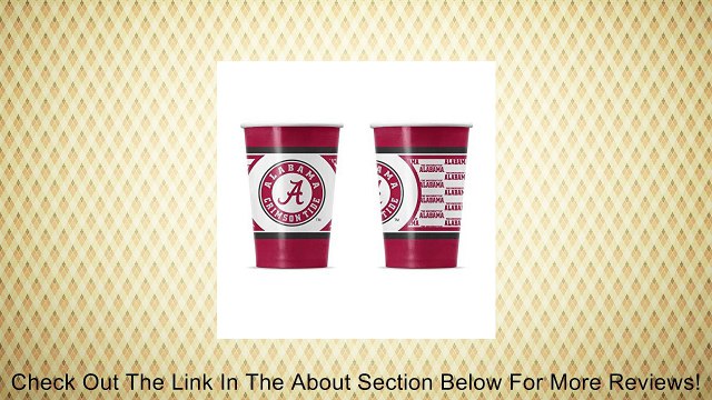 NCAA University of Alabama Disposable Paper Cups (20-Pack) Review