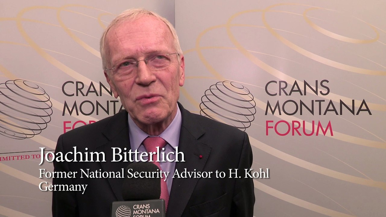 JOACHIM BITTERLICH - Crans Montana Forum (Jean-Paul Carteron) - Bruxelles 2014