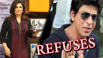 Shahrukh REFUSES To Go On Farah's TV Show