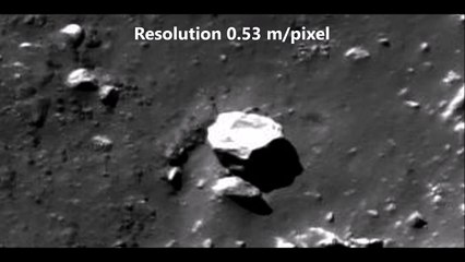 Alien Spacecraft on Lunar Surface