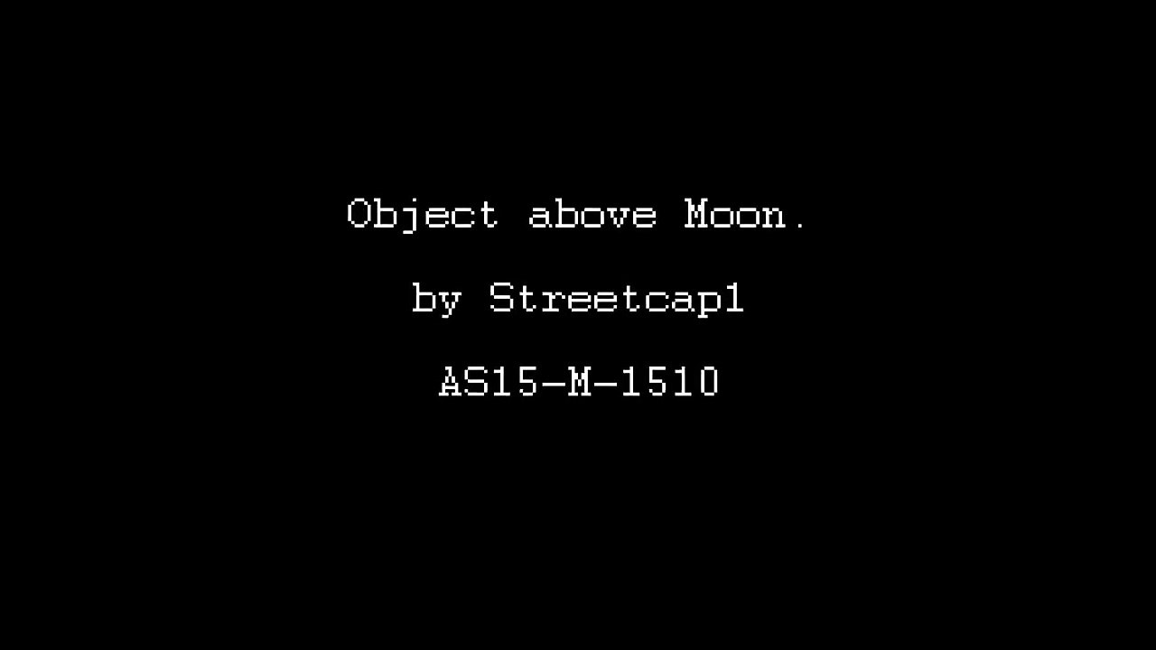Large Object over the Moon