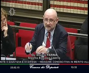 Roma - Audizione di Alessandro Pansa e Giuseppe Pignatone (25.02.15)