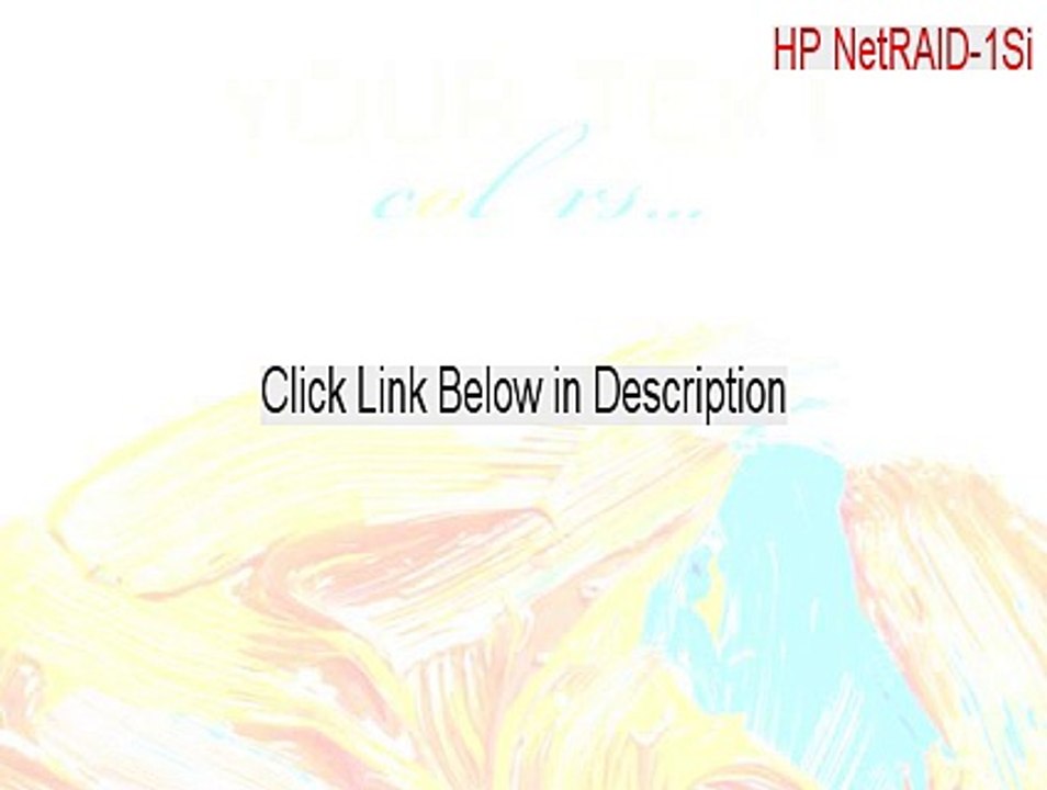 HP NetRAID-1Si Key Gen [Download Here 2015]
