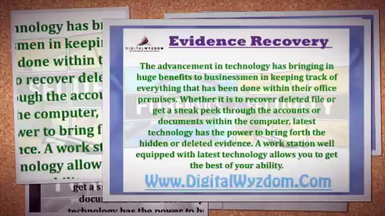 How Evidence Recovery Service Helpful to Big Corporate
