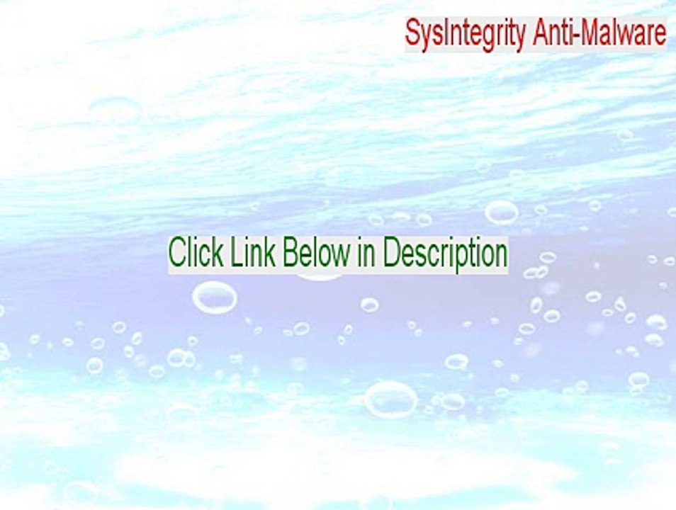 SysIntegrity Anti-Malware Free Download - SysIntegrity Anti-Malwaresys integrity anti-malware