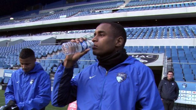 Avant HAC - AC Ajaccio, interview de Steven Fortes