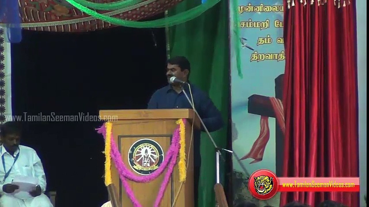 Seeman 20150221 Speech at Mar Gregorios Arts and Science College, Mogappair, Chennai