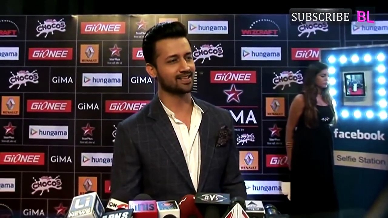 Atif Aslam ---- Red Carpet GIMA Award 2015