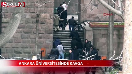 Descargar video: Ankara Üniversitesi'ndeki kavgadan şoke eden görüntüler