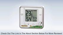 Temperature and Humidity Meter (Celsius display) PEANUTS Snoopy Silver Metallic Review