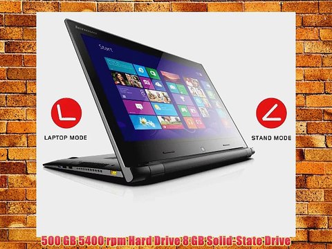 Lenovo IdeaPad Flex 15 15.6-Inch Touchscreen Laptop (59406981) Black