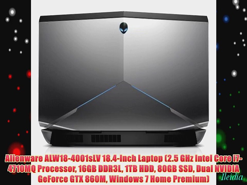 Alienware ALW18-4001sLV 18.4-Inch Laptop (2.5 GHz Intel Core i7-4710MQ Processor 16GB DDR3L