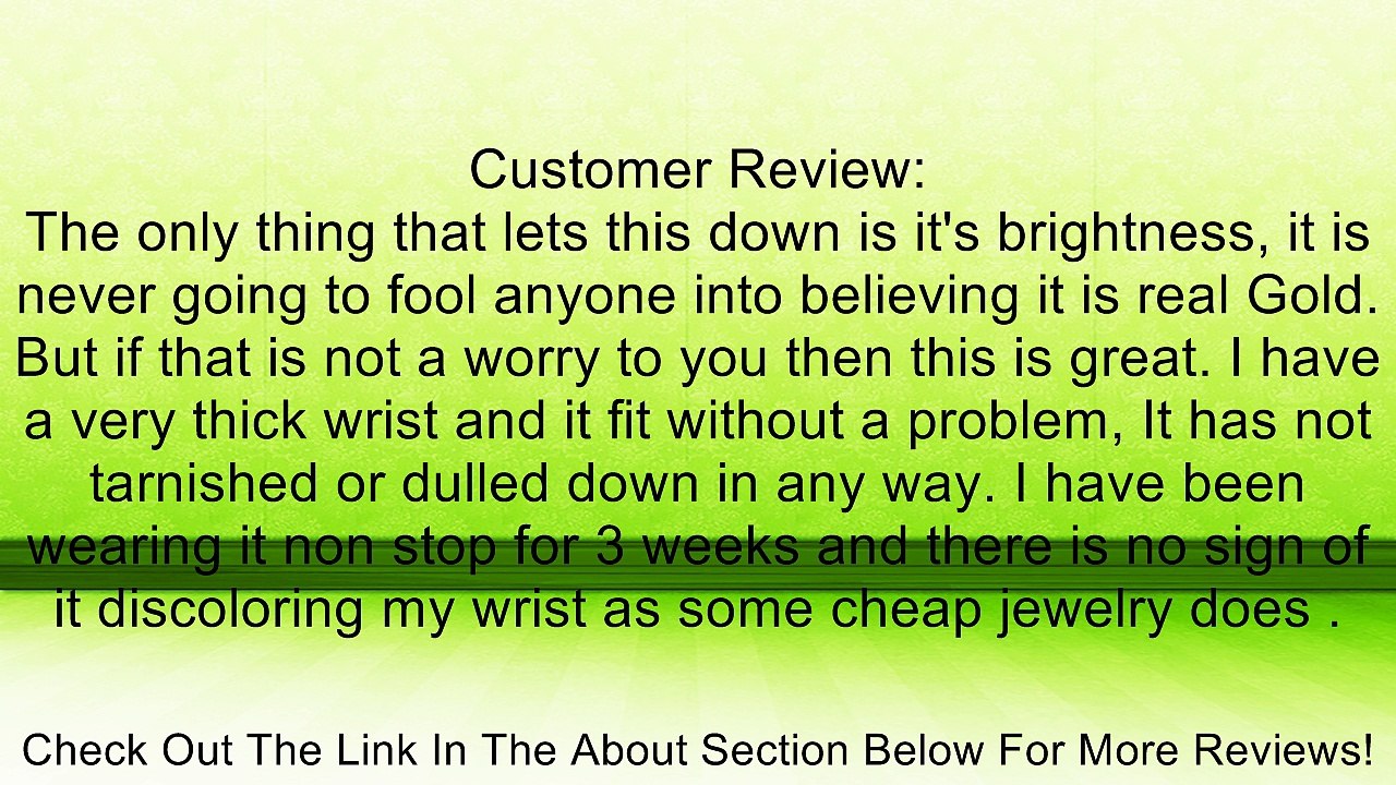 Men's 12mm Curb Chain Identification Bracelet Review