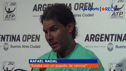 Rafael Nadal Press conference / R2 Argentina Open 2015