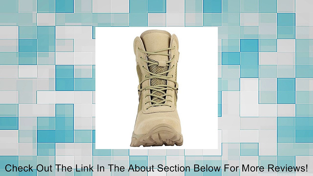 Maelstrom LANDSHIP 8'' Military Tactical Boots with Zipper Review
