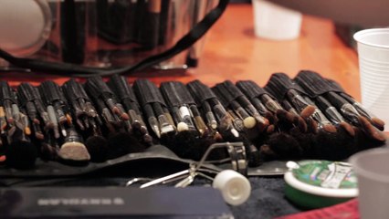 Make-up at Alberta Ferretti by Diane Kendal