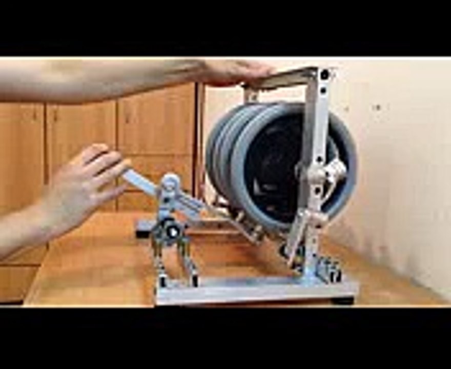 Hand Permanent Magnet Generator (free energy low tech machine?) Magnet operating system
