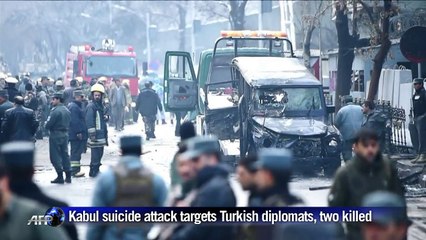 Kabul suicide attack on Turkish diplomatic vehicle kills two