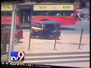 Water tanker running over two pedestrians in Hebbal, Bangalore - Tv9 Gujarati